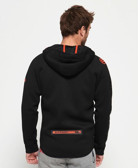 superdry gym tech stretch zip hoodie