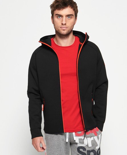 superdry gym tech stretch hoodie
