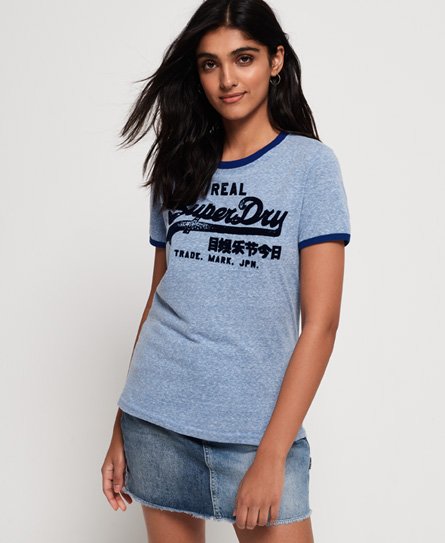 Superdry Vintage Logo Retro Ringer T-Shirt Vintage Logo Retro Ringer T-Shirt 149029