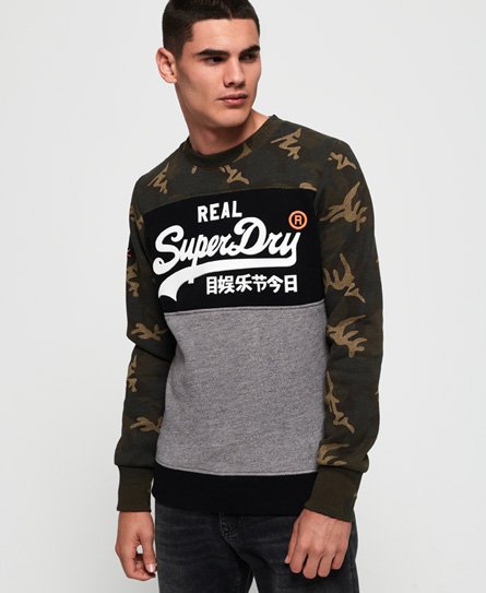 Superdry Sweat à logo Vintage camouflage Sweat à logo Vintage camouflage