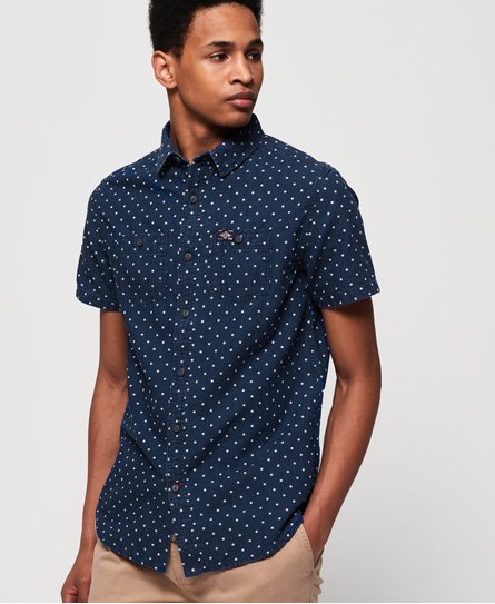 Superdry Indigo Riveter Shirt Indigo Riveter Shirt