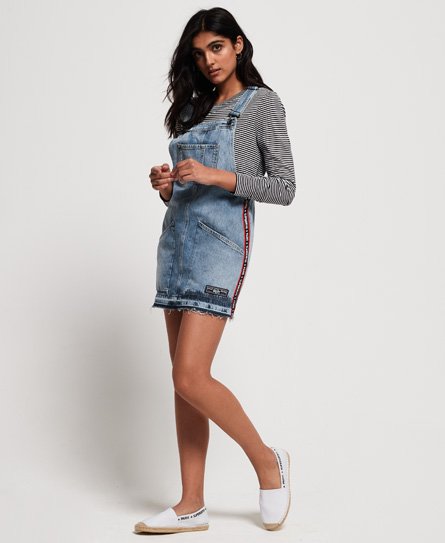 superdry dungaree dress