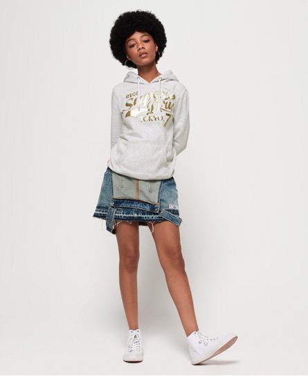 Superdry Tokyo 7 Texture Foil Hoodie Tokyo 7 Texture Foil Hoodie