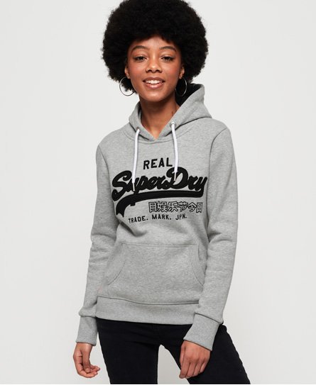 Superdry Vintage Logo Mesh Applique Track-hettegenser Vintage Logo Mesh Applique Track-hettegenser