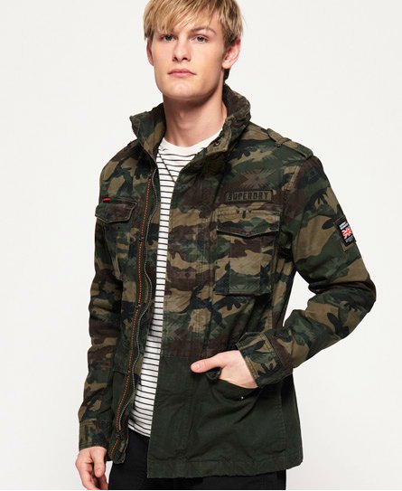 Superdry Mixed Rookie Pocket jas Mixed Rookie Pocket jas