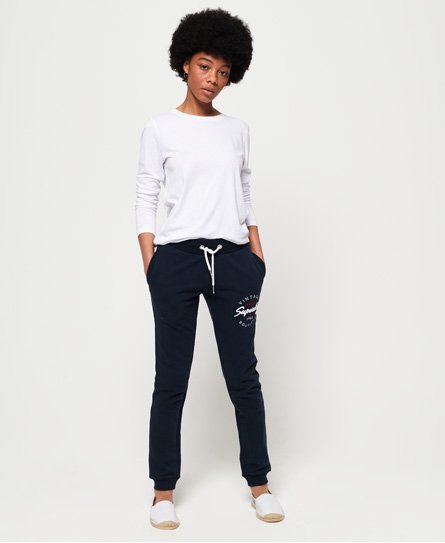 Superdry Lite joggingbroek met appliqué Lite joggingbroek met appliqué