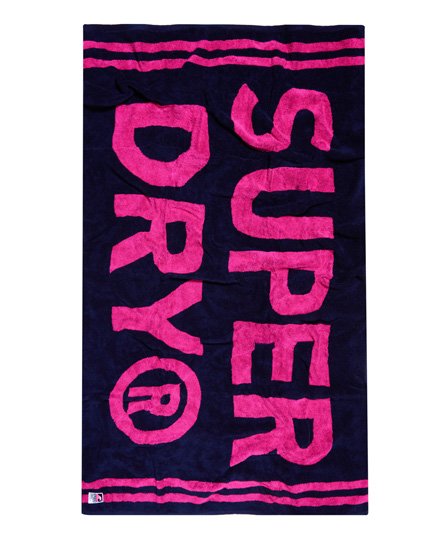 Superdry Ριγέ Πετσέτα Παραλίας Ριγέ Πετσέτα Παραλίας