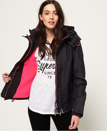 Superdry Pop Zip Arctic Windcheater-jakke med hette Pop Zip Arctic Windcheater-jakke med hette