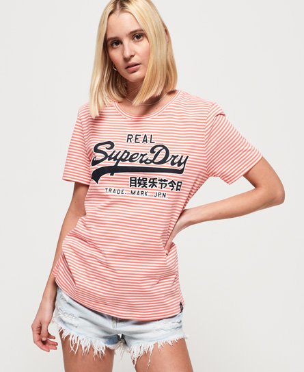 Superdry Vintage Logo Stripe T-Shirt Vintage Logo Stripe T-Shirt