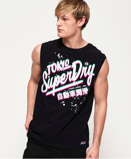 Superdry Débardeur oversize semi-épais Ticket Type Débardeur oversize semi-épais Ticket Type