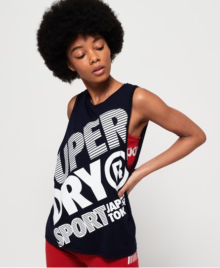 Superdry Αμάνικο Μπλουζάκι Japan Edition Lazer Αμάνικο Μπλουζάκι Japan Edition Lazer