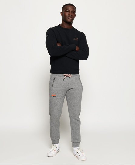 mens superdry orange label joggers