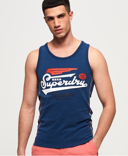 Superdry High Flyers Tri Tape Mid Weight Vest Top High Flyers Tri Tape Mid Weight Vest Top