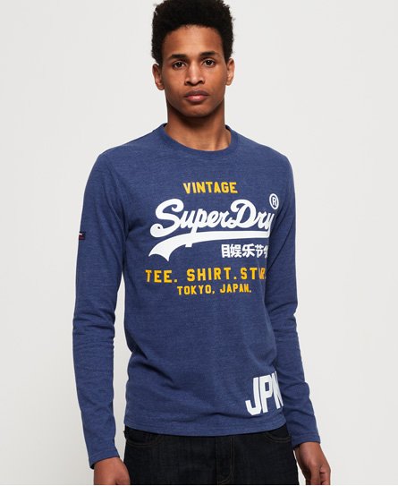 Superdry Shirt Shop Duo Long Sleeved T-Shirt Shirt Shop Duo Long Sleeved T-Shirt