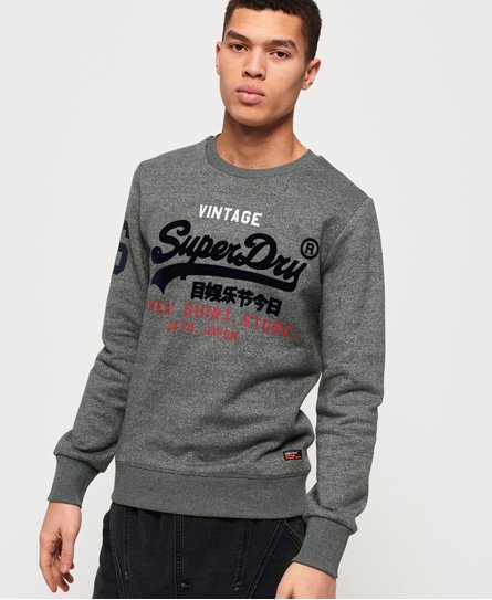 Superdry crew neck sweatshirts on sale