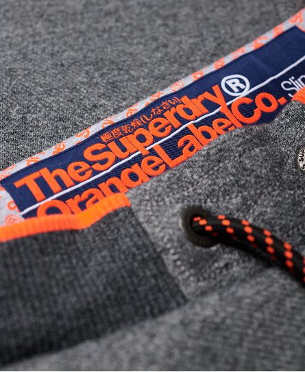 Mens Orange Label Hyper Pop Joggers in Grey Twill Superdry UK