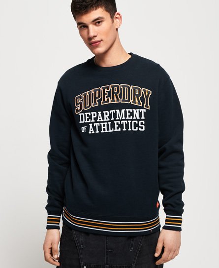 Superdry Pyöreäkauluksinen College Boxy Fit Applique -collegepaita Pyöreäkauluksinen College Boxy Fit Applique -collegepaita