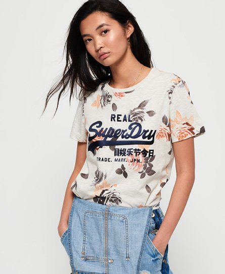 Superdry Kuviollinen Vintage Logo Photo Rose -T-paita Kuviollinen Vintage Logo Photo Rose -T-paita149540