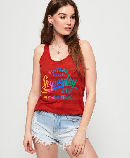 Superdry Vintage Goods Burnout hemdtopje met strepen Vintage Goods Burnout hemdtopje met strepen147060