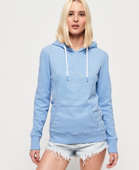 Superdry College Badge Tonal Lite Hoodie College Badge Tonal Lite Hoodie147722