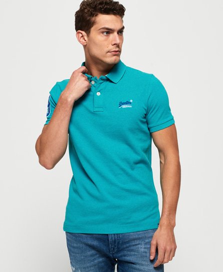 Superdry Klassisches Polohemd aus Pikee Klassisches Polohemd aus Pikee