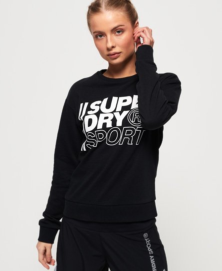 superdry core sport crew sweatshirt