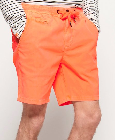 Superdry Men's Sunscorched Cotton Shorts Elastic Waist Sand Outline Camo 30"-38" 