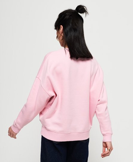 Womens - Freya Crew Sweatshirt in Powder Pink | Superdry