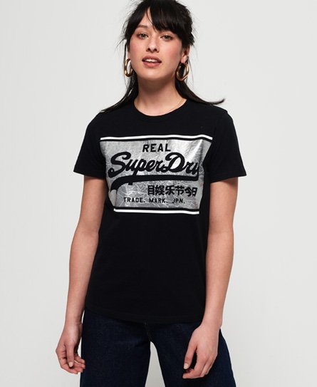Superdry Vintage Logo Textured Foil Box T-Shirt Vintage Logo Textured Foil Box T-Shirt149543