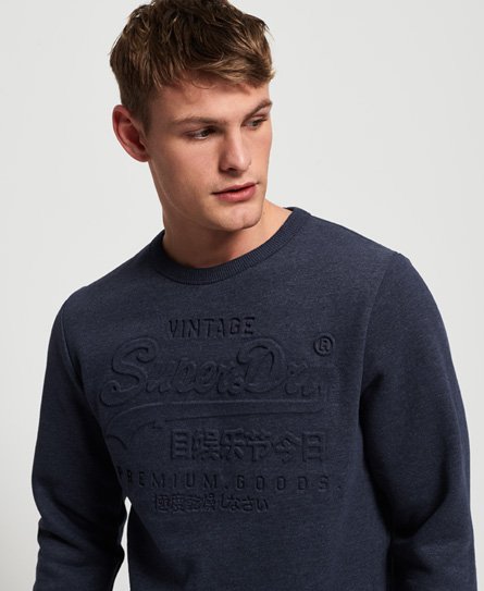 Superdry embossed sweatshirt Clearance