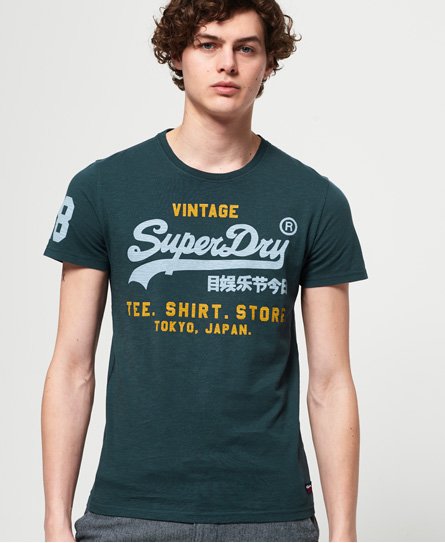 layered camo t-shirt logo vintage Plain, T Tees Long  Superdry & Striped Mens    Shirts Sleeve