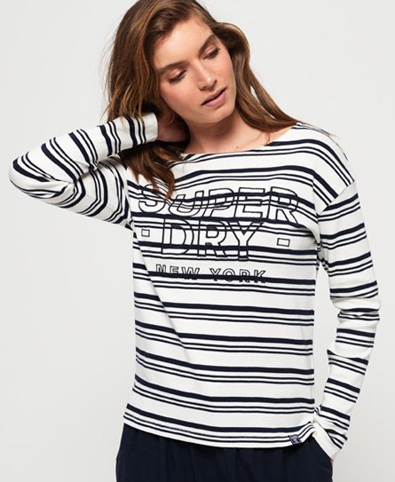 Superdry Gracie Langarmoberteil mit Streifen Gracie Langarmoberteil mit Streifen152185