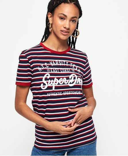 superdry striped t shirt