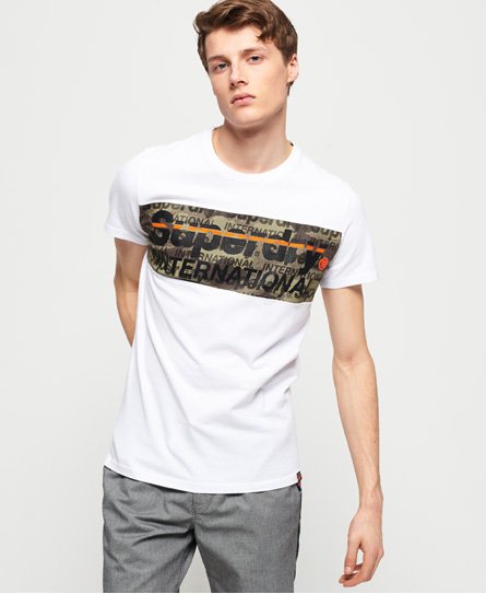 Superdry International Camo Panel T-Shirt International Camo Panel T-Shirt150358