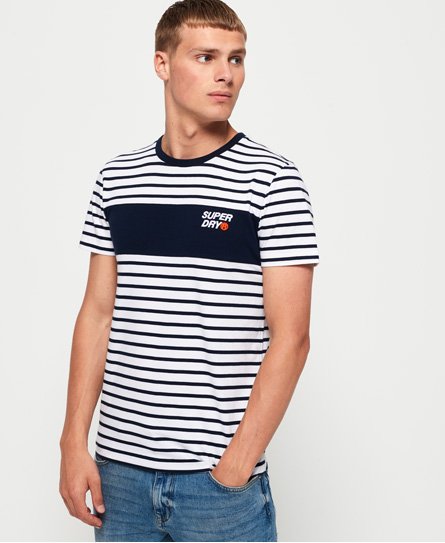 Superdry Stacked Chestband Stripe T-Shirt Stacked Chestband Stripe T-Shirt150518
