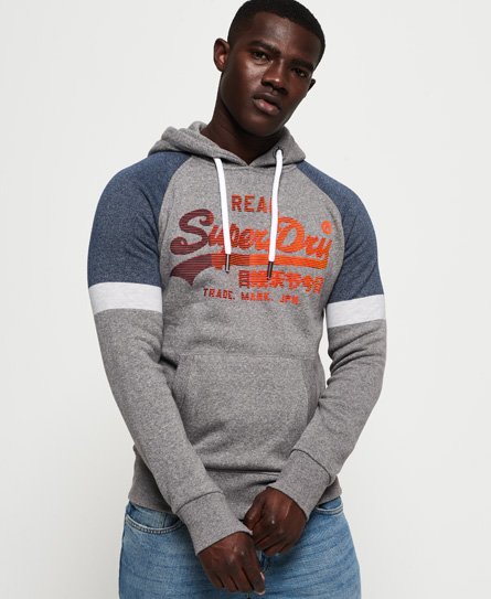 Superdry Vintage Logo 1st Hoodie mit Raglanärmeln Vintage Logo 1st Hoodie mit Raglanärmeln153099