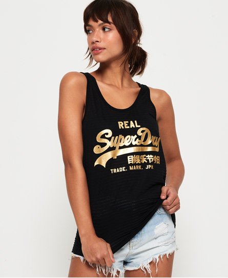 Superdry Vintage Logo Tanktop in Ausbrenneroptik Vintage Logo Tanktop in Ausbrenneroptik147070