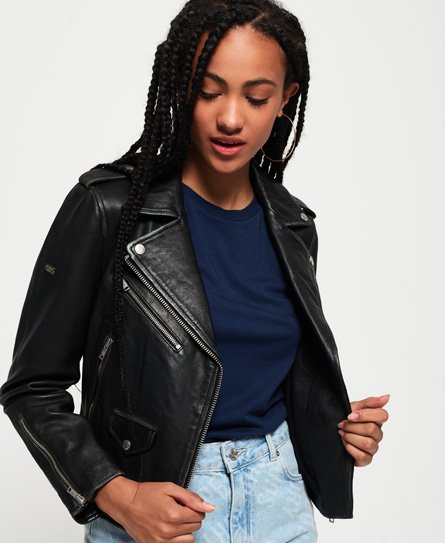 Superdry Skórzana ramoneska Rylee Skórzana ramoneska Rylee154330