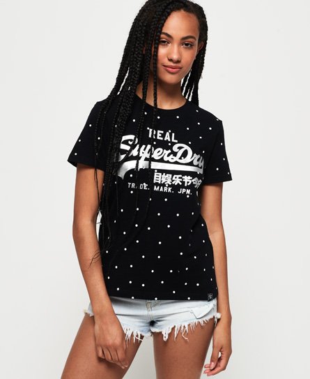 Superdry Vintage Logo Polka Dot T-shirt Vintage Logo Polka Dot T-shirt149542