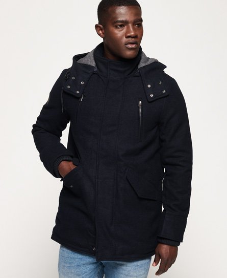Superdry Glacial Hooded Wool Parka Jacket Glacial Hooded Wool Parka Jacket69947