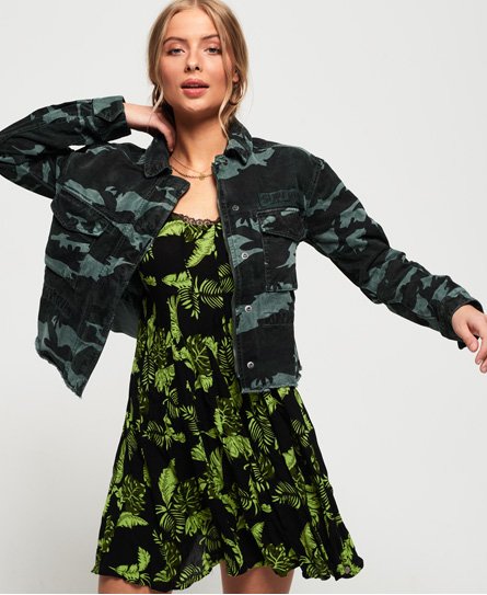 Superdry Verkürzte Riley Rookie Jacke Verkürzte Riley Rookie Jacke151400