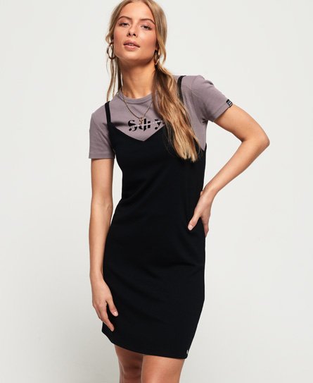 camisole dress with shirt