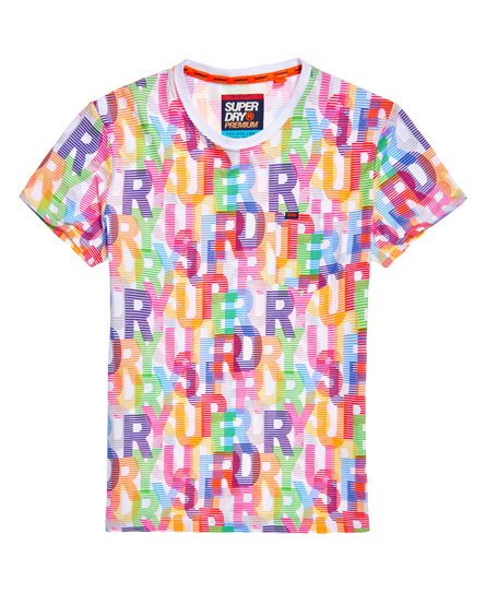 Superdry All Over Print Lite New House Rules T-Shirt - Men's T Shirts