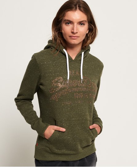 superdry rhinestone hoodie