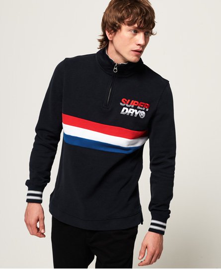 Superdry Elegantes Henley Oberteil mit Applikation Elegantes Henley Oberteil mit Applikation148252