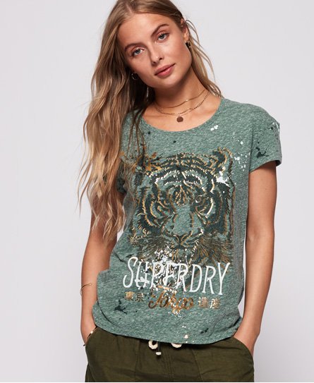 superdry t shirt tiger