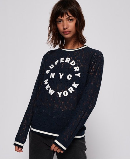 Superdry Lace Tipped Rib Top Lace Tipped Rib Top76456