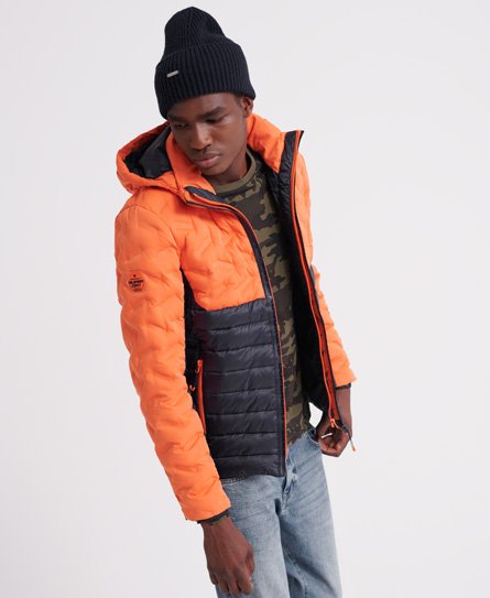 superdry radar mix quilt fuji jacket