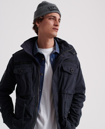 Mens - Rookie Field Jacket in Vulcan | Superdry