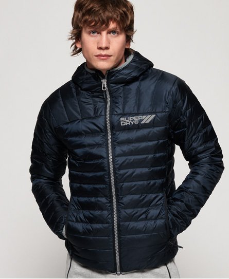 superdry core down jacket black